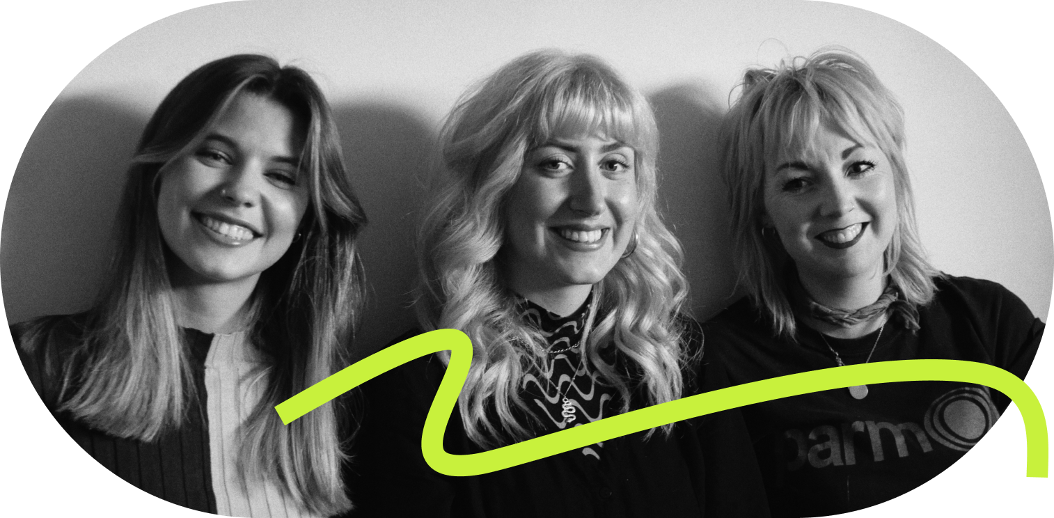 Hiya! We’re the Co-Founders of Index aka Pippa, Sarah and Helen